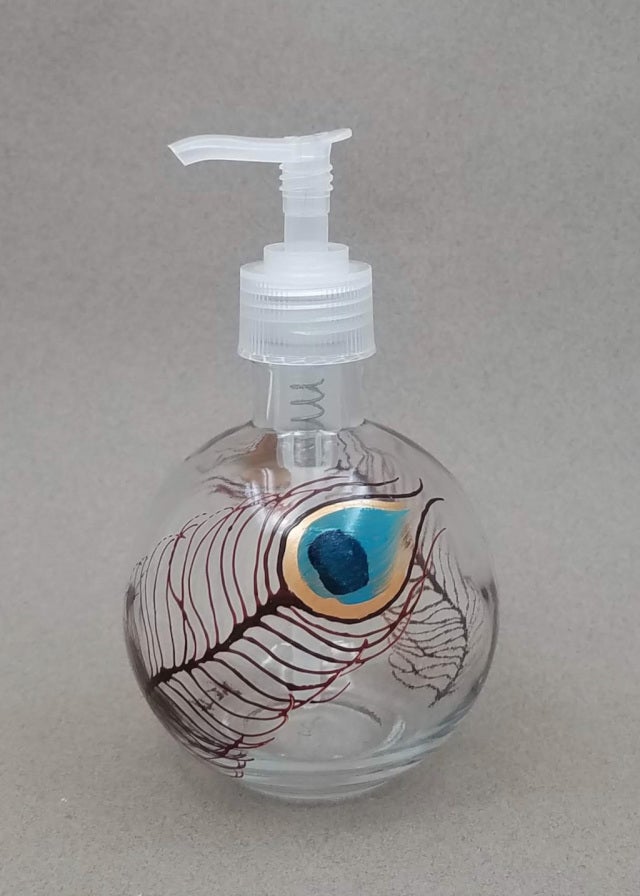 Dosatore sapone liquido vetro - Glass soap dispenser with natural mate –  Lorenzi Milano